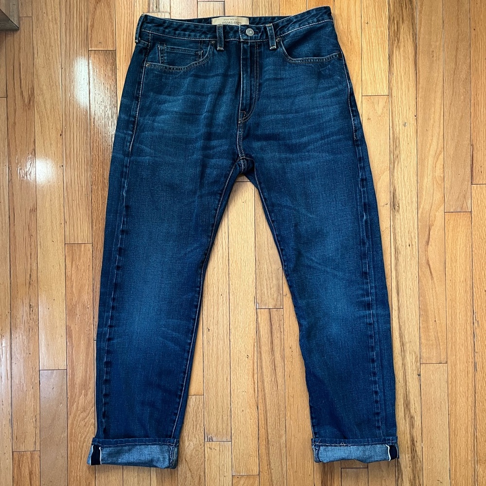 Levi's Men's Slim Straight Jeans in Dark Indigo